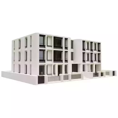 Building 2 with fence 