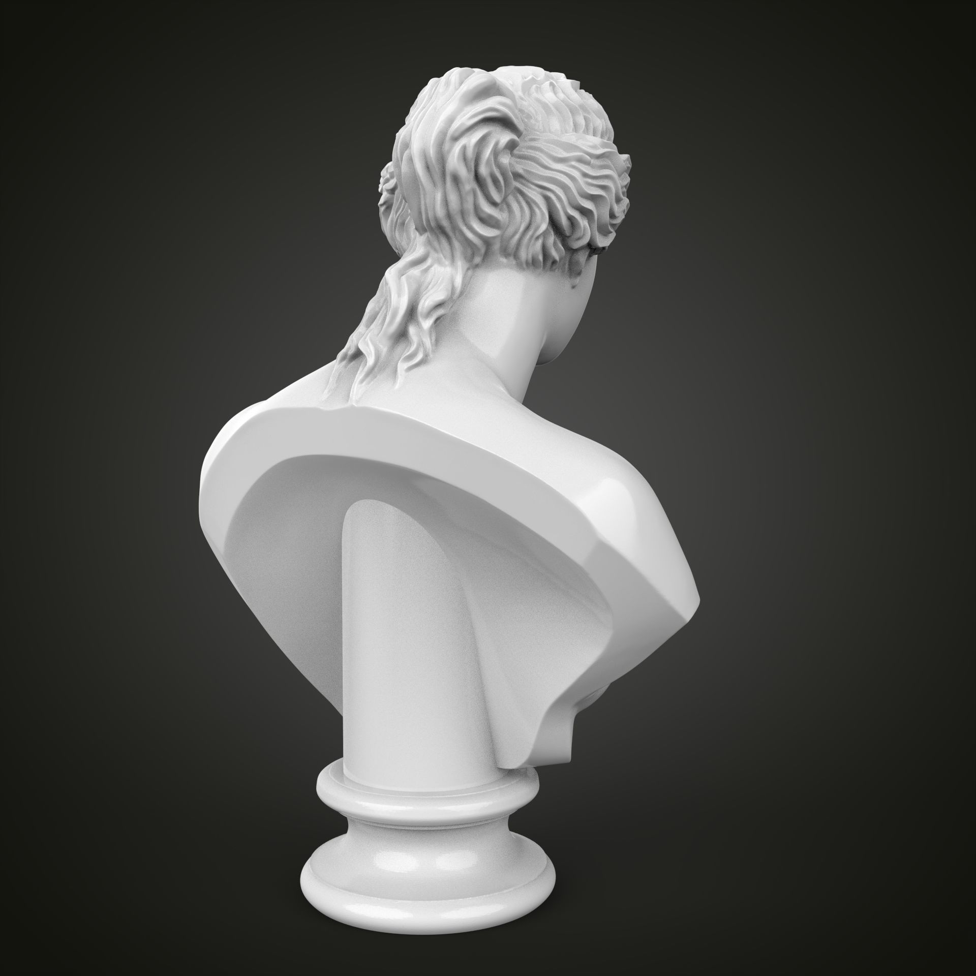 Venus de Milo bust 3D print model_2