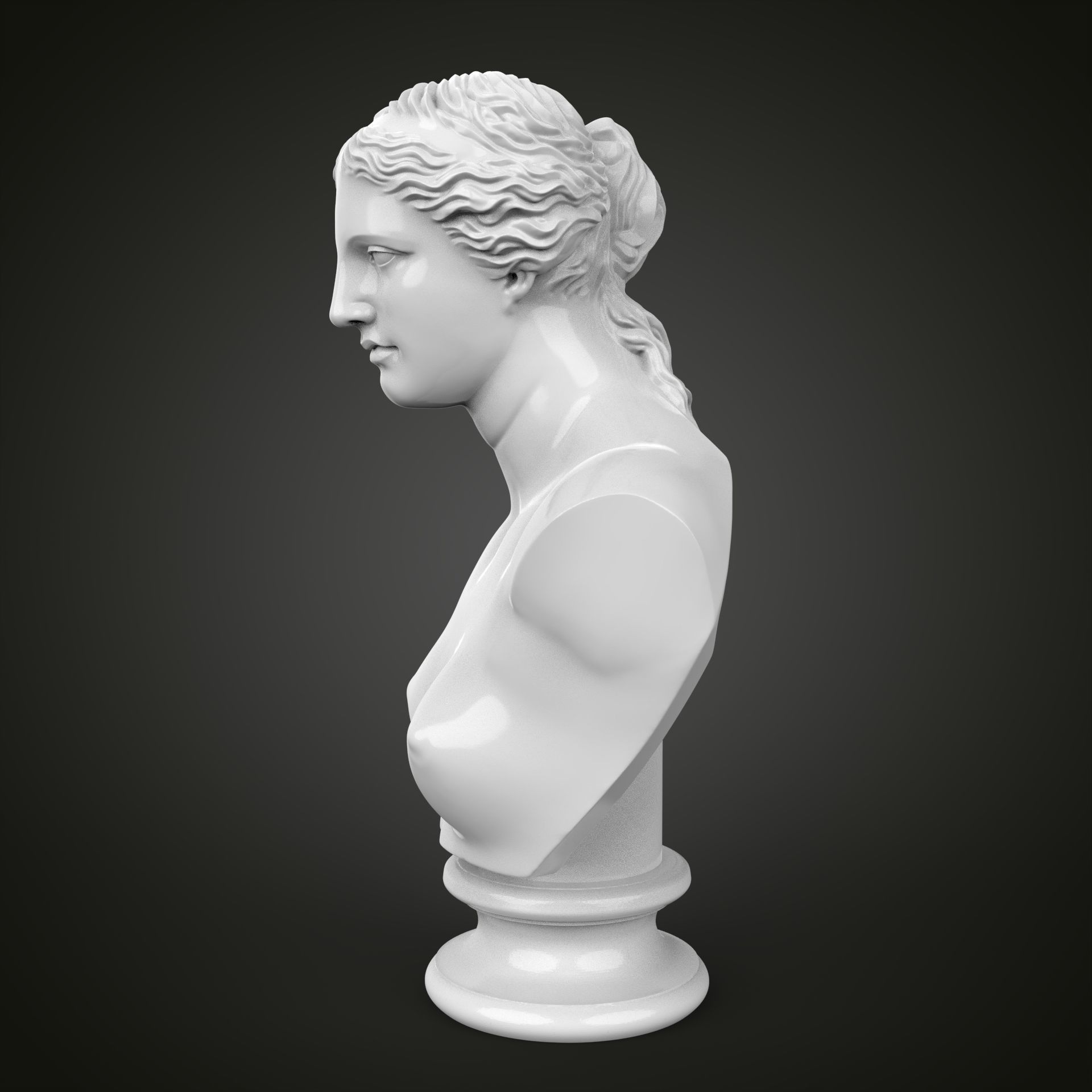 Venus de Milo bust 3D print model_13
