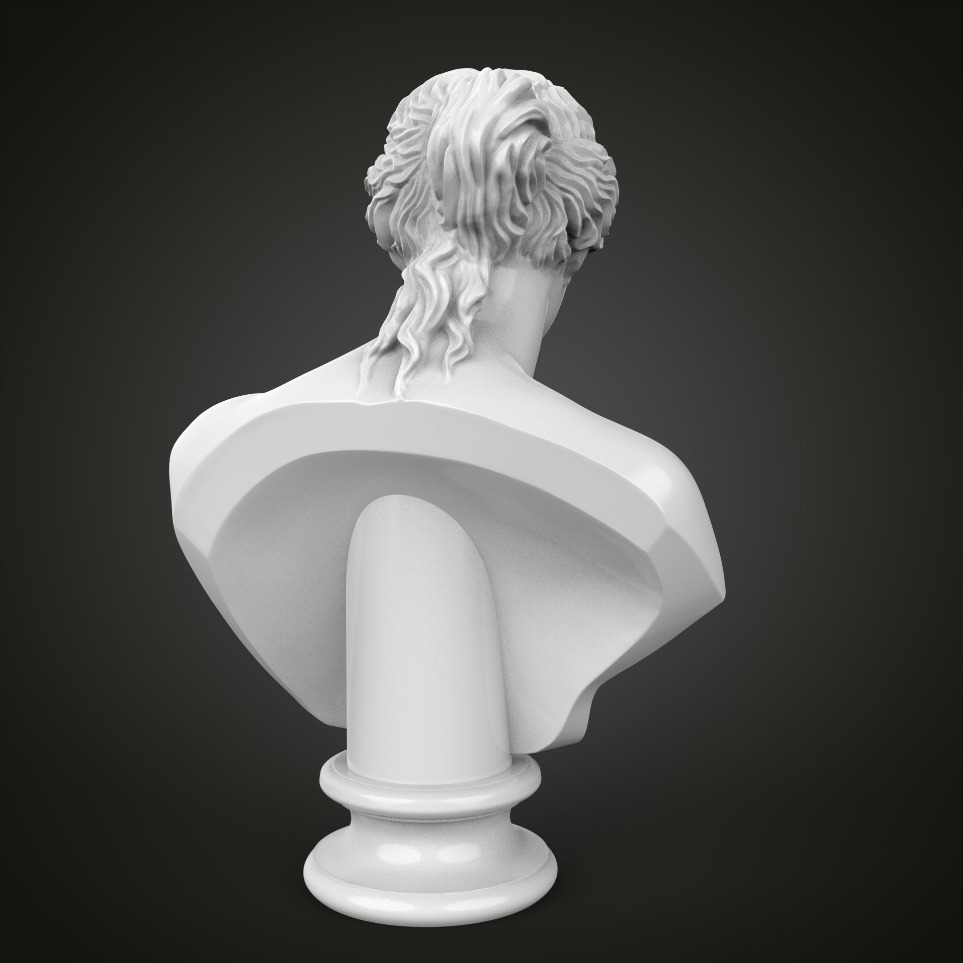 Venus de Milo bust 3D print model_19