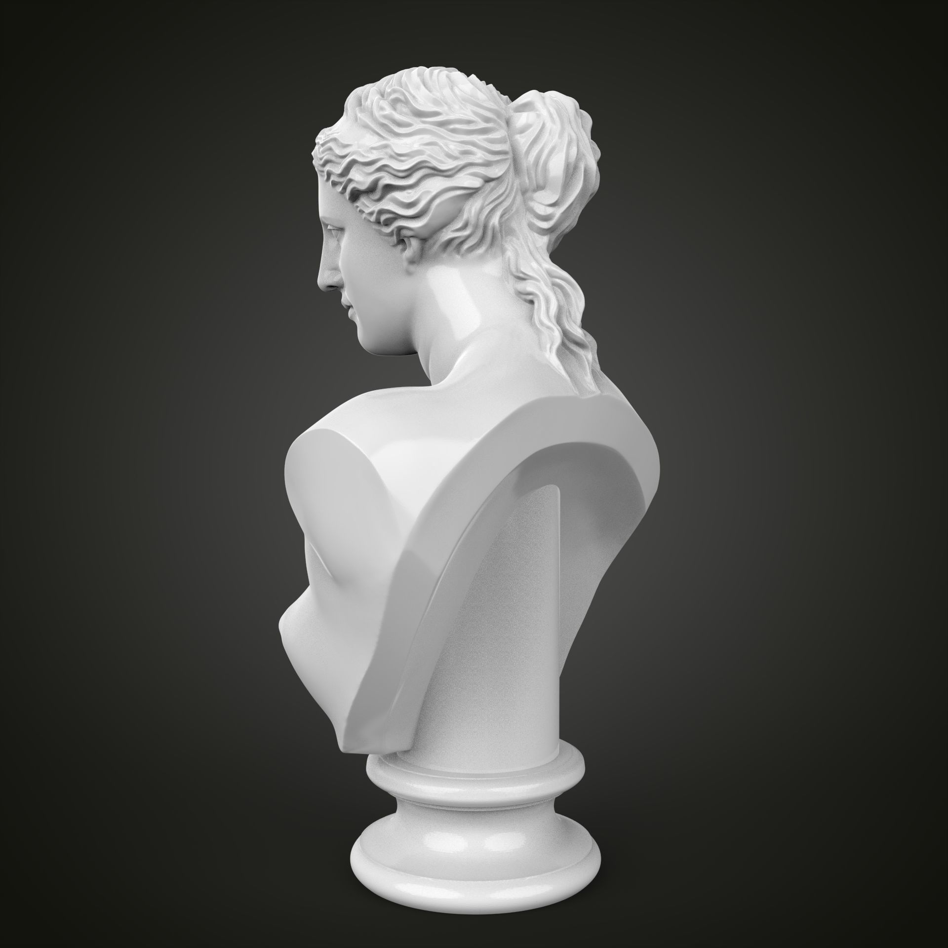 Venus de Milo bust 3D print model_15
