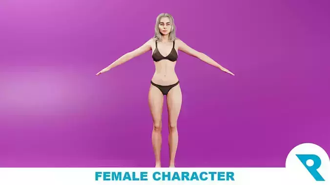 Realistic Female Character - Joeline