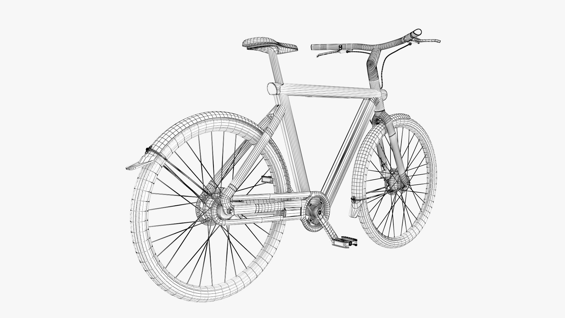 Vanmoof S5 Low-poly 3D model_13