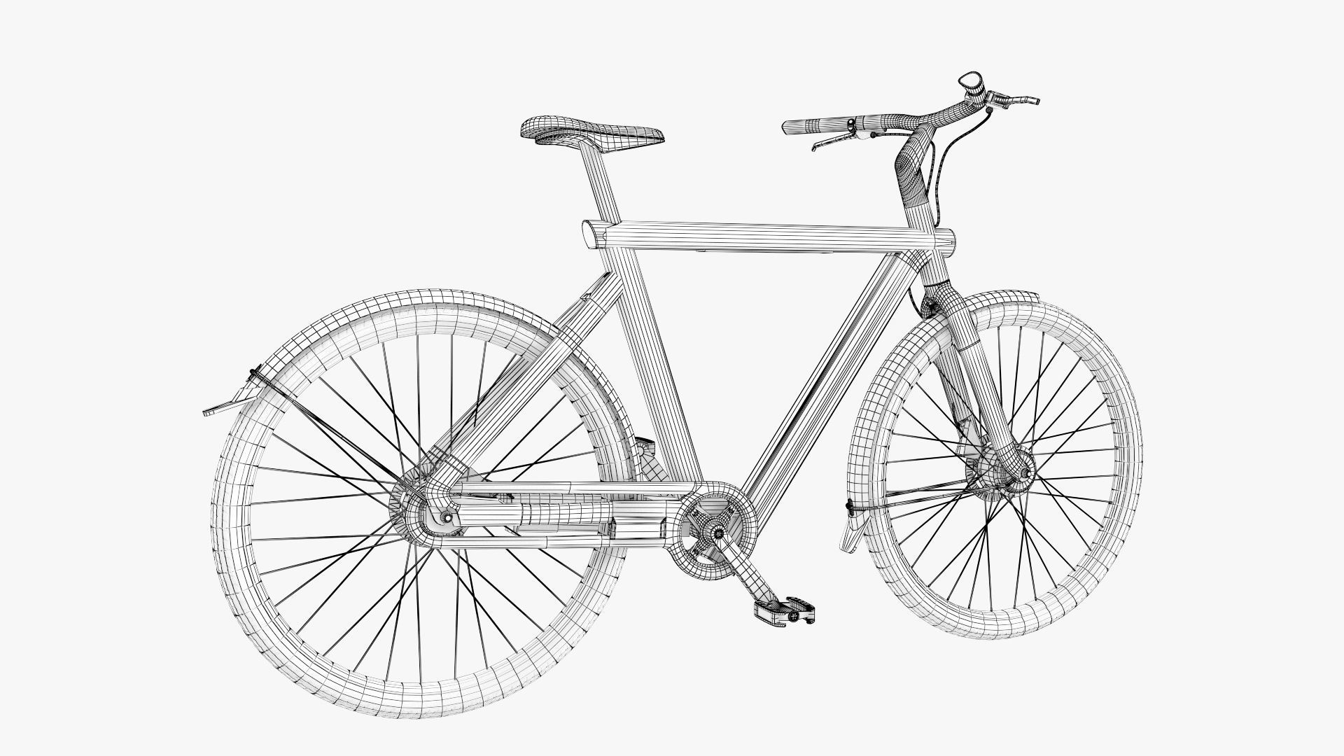 Vanmoof S5 Low-poly 3D model_12