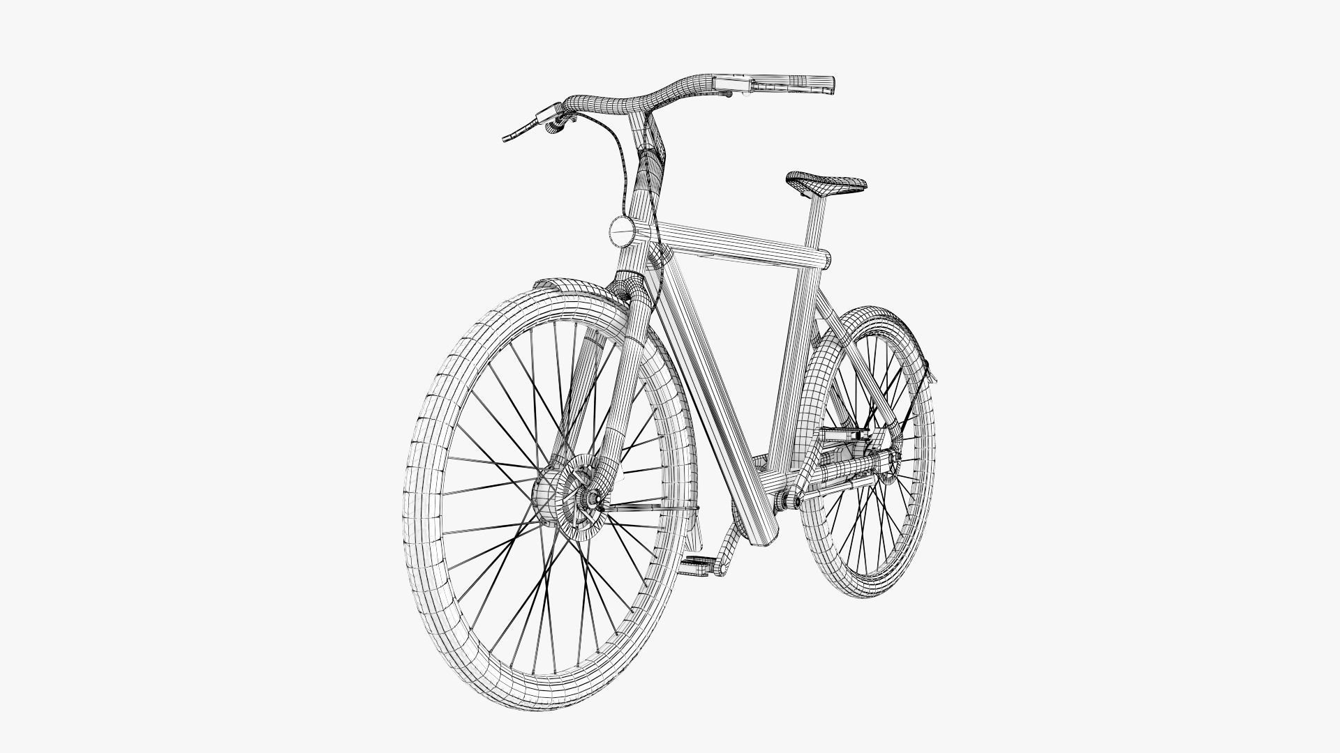 Vanmoof S5 Low-poly 3D model_16