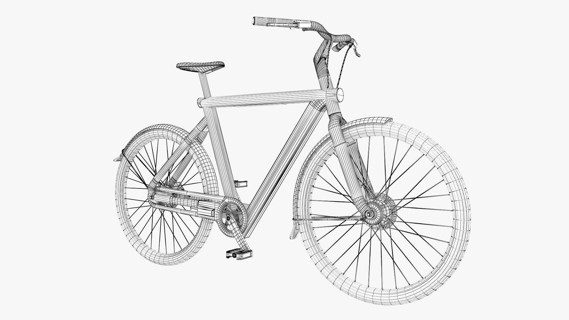 Vanmoof S5 Low-poly 3D model_10