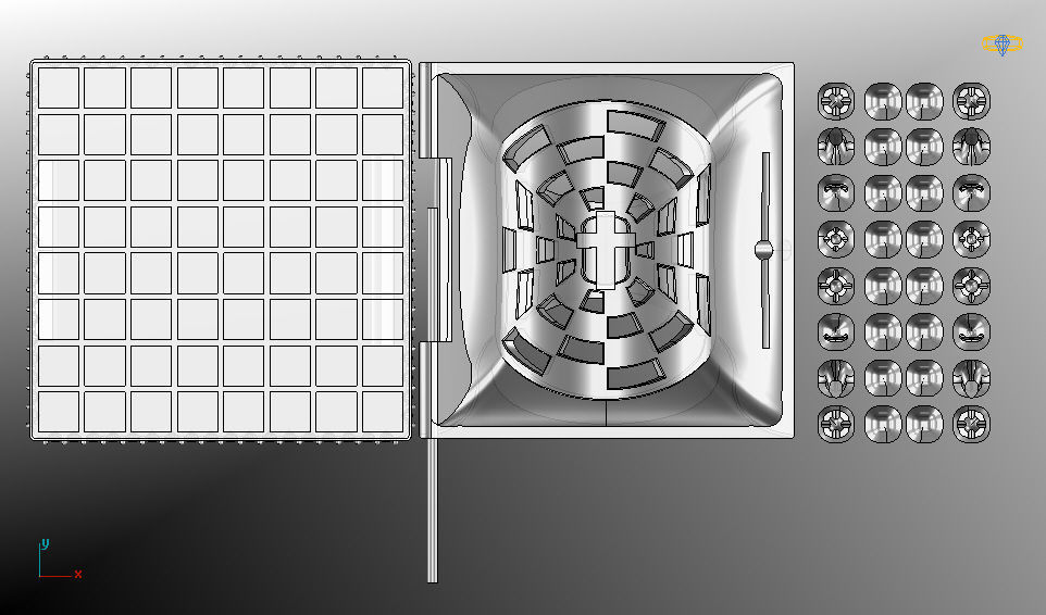 chess ring functional 3D print model_4