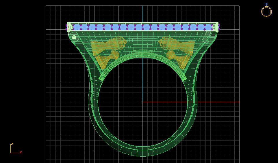 chess ring functional 3D print model_12