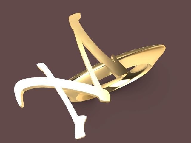 m ring stl verified 3D print model_4