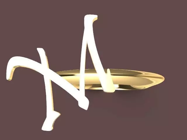 m ring stl verified 3D print model_0