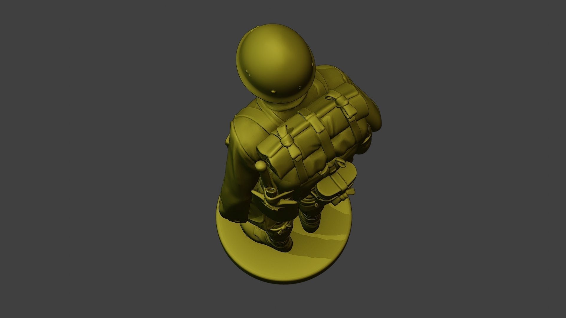 Japanese soldier ww2 Attention4 J1 3D print model_5