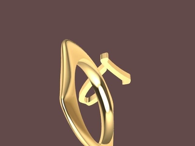 l ring stl verified 3D print model_2