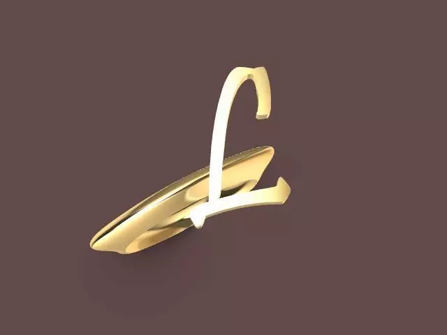 l ring stl verified 3D print model_0