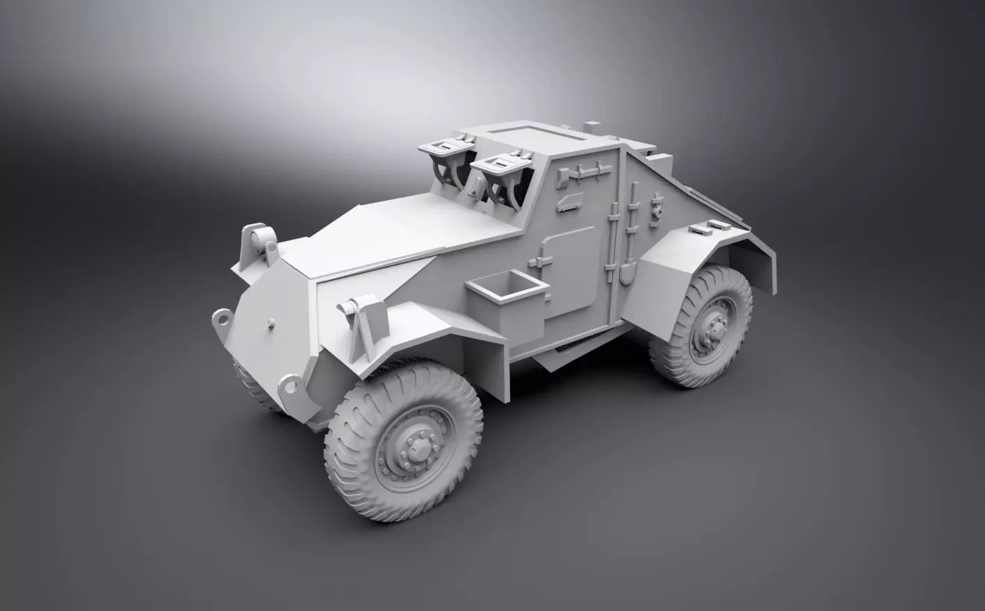 Australian Dingo Scale model  3D print model_0