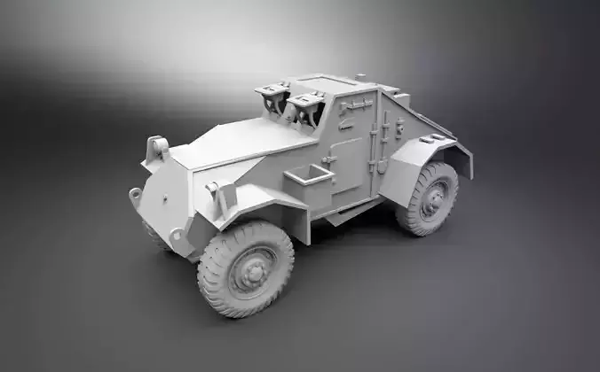 Australian Dingo Scale model  3D print model