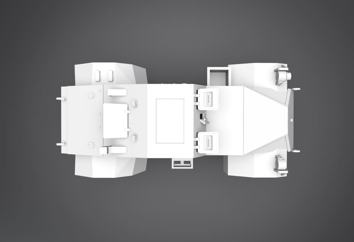 Australian Dingo Scale model  3D print model_3
