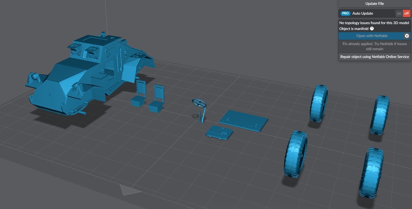 Australian Dingo Scale model  3D print model_6