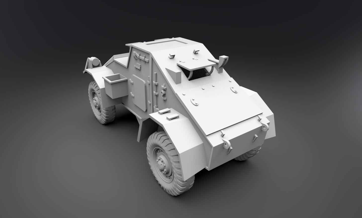 Australian Dingo Scale model  3D print model_2