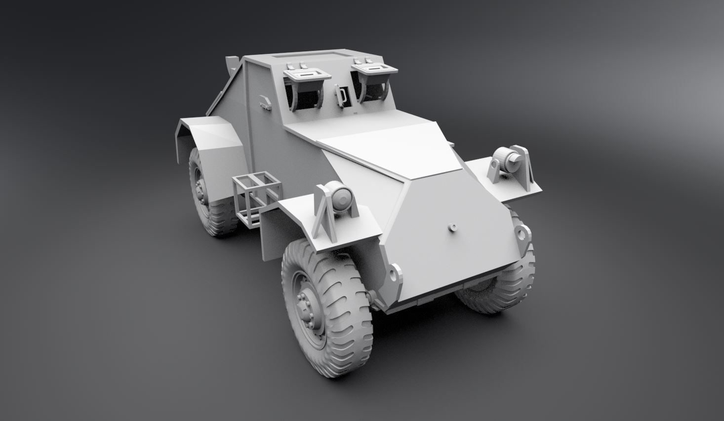 Australian Dingo Scale model  3D print model_4