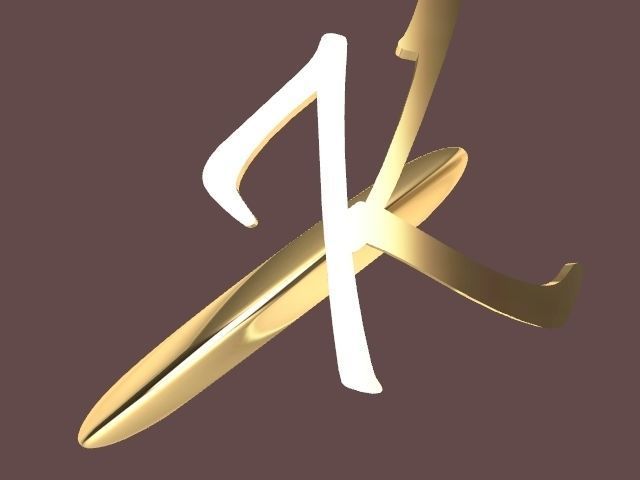 k ring stl verified 3D print model_3