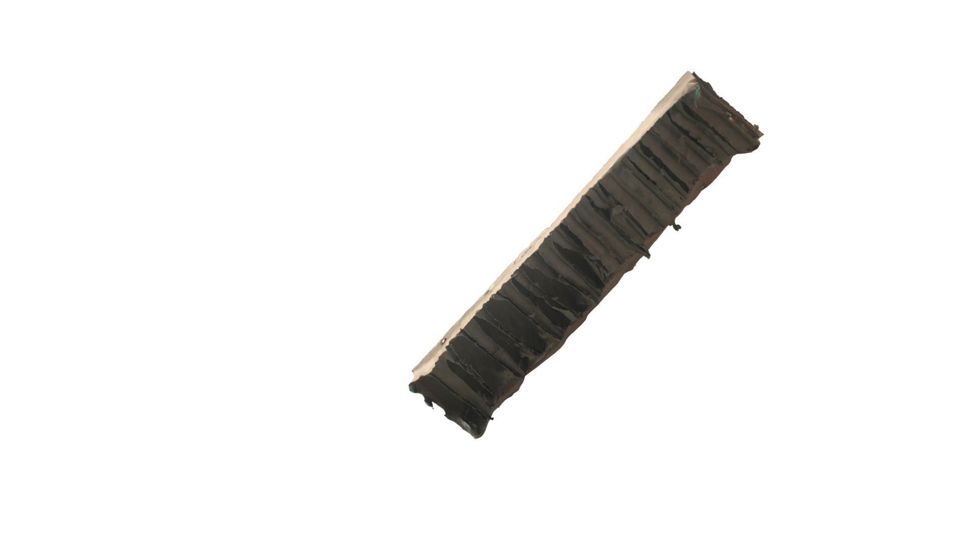 Corrugated board cardboard parcel transport box 3D model_1