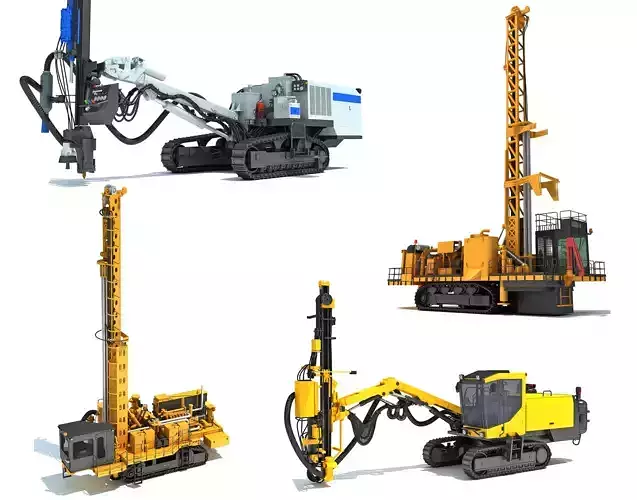 Mining Drill Rig Equipment Collection  