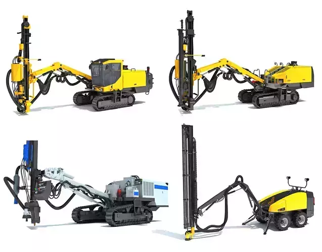 Mining Drill Rig Equipment Collection  