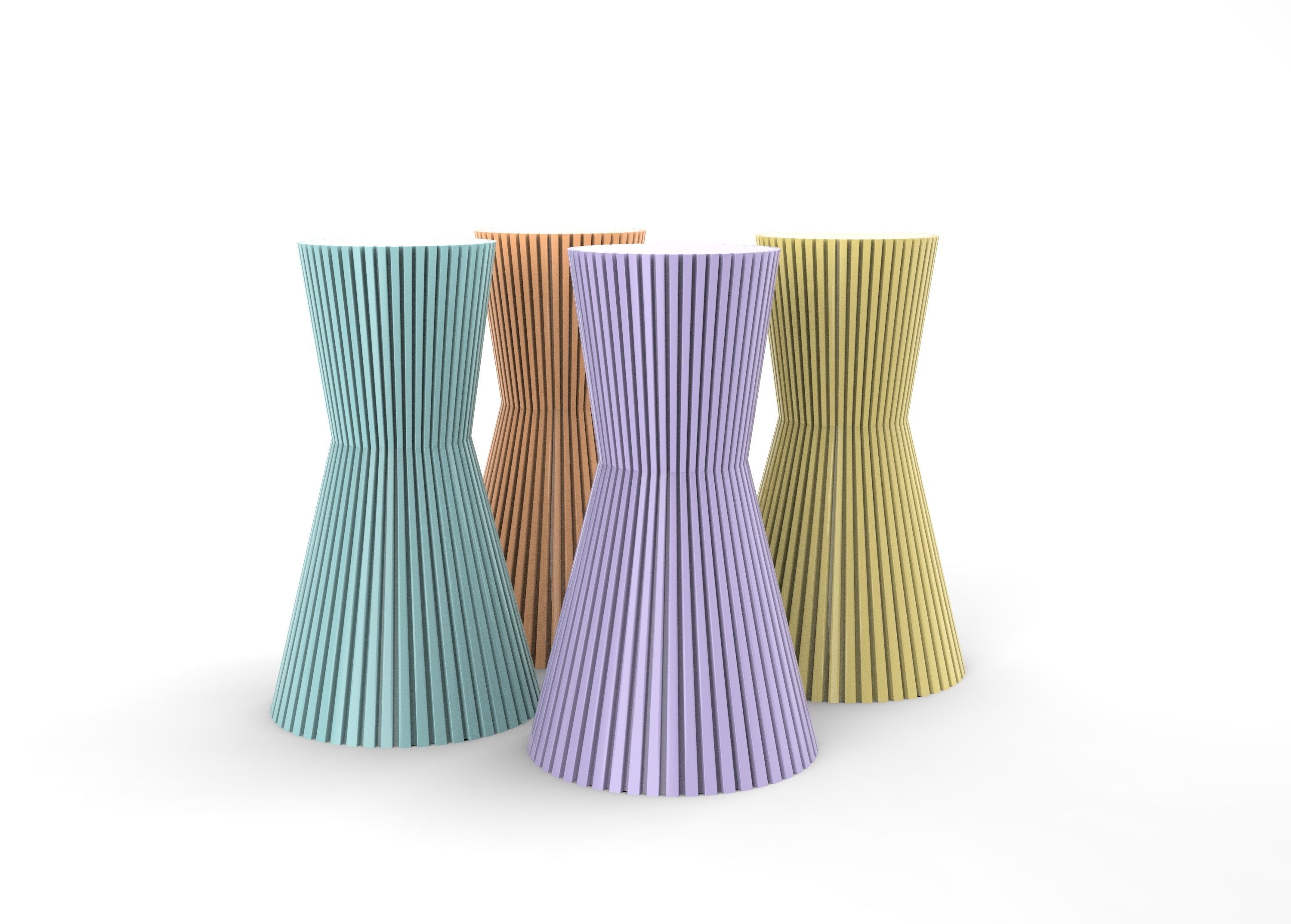 Line Vase v1 suitable for duplex printing 3D print model_2