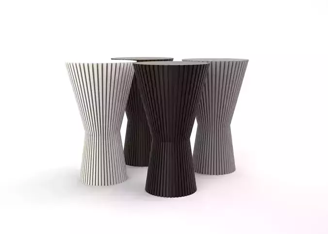 Line Vase v1 suitable for duplex printing 3D print model