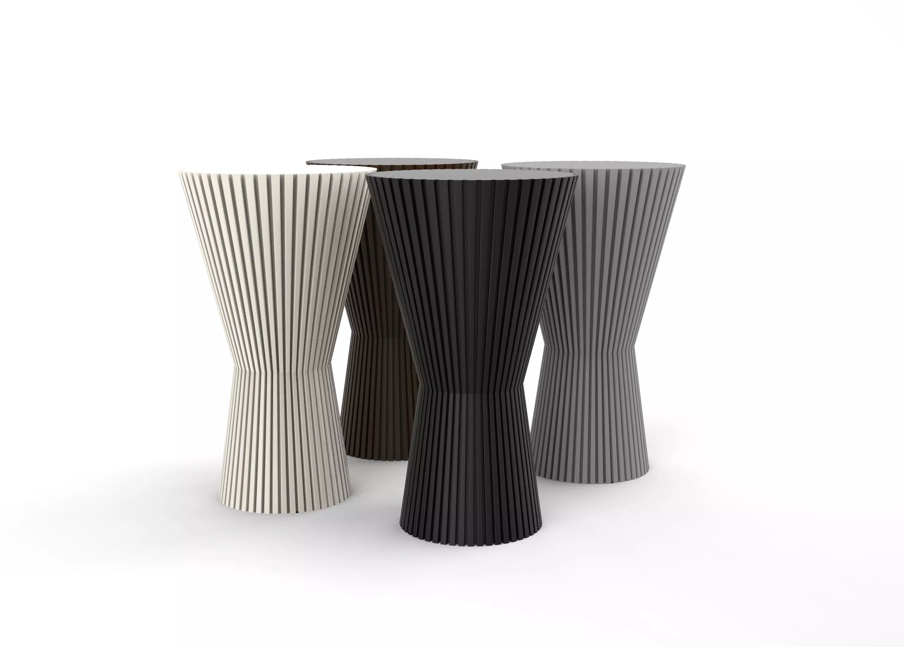 Line Vase v1 suitable for duplex printing 3D print model_0