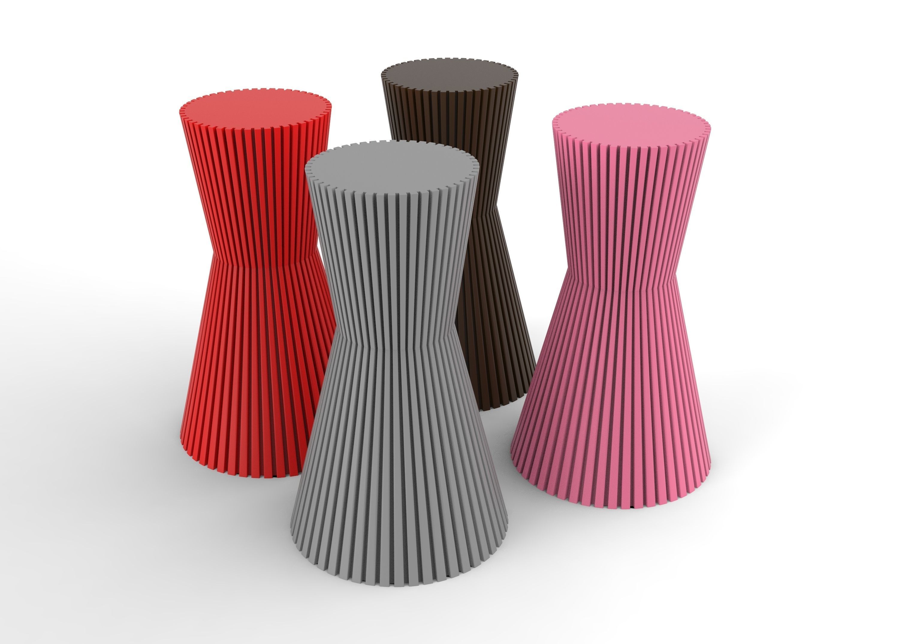 Line Vase v1 suitable for duplex printing 3D print model_4