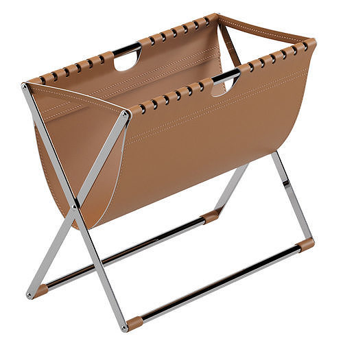 Magazine Rack SWING T183 By Natuzzi Editions 3D model