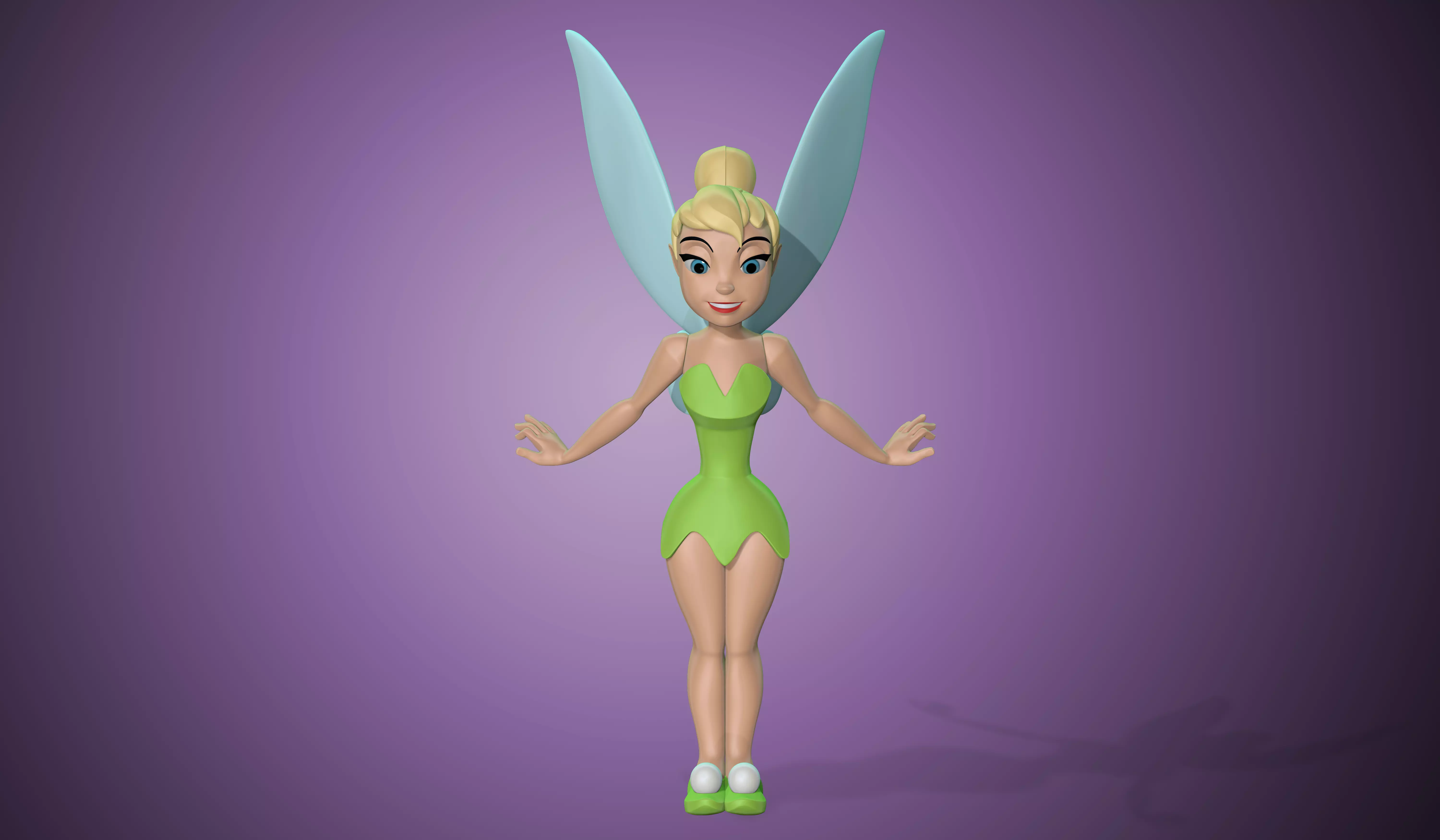 Tinkerbell Disney Infinity Style Fan Art 3D print model