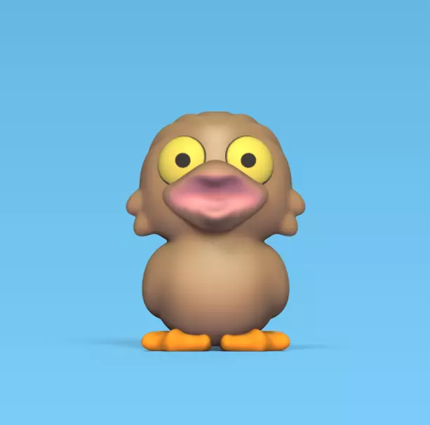 Urutau toy bird 3D print model