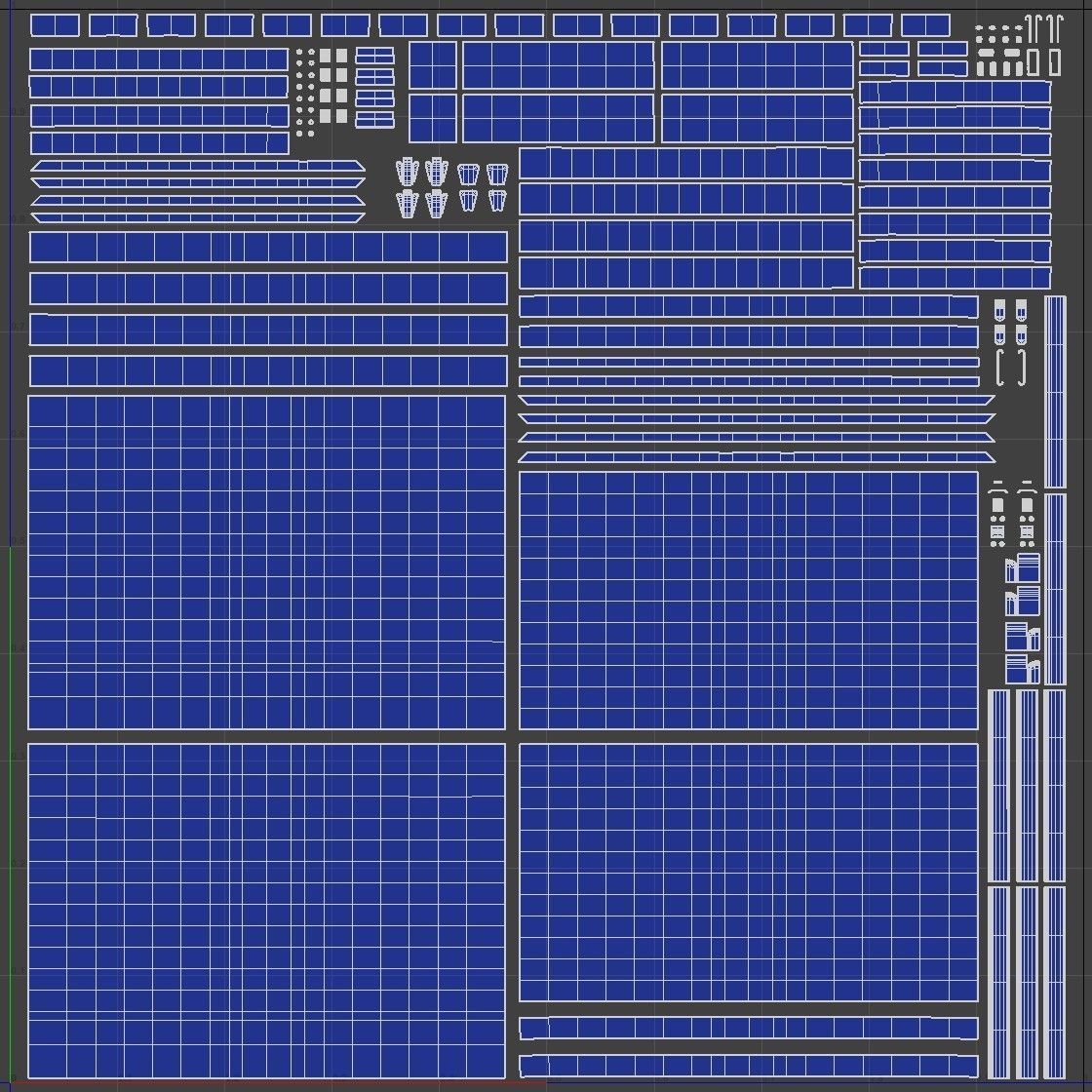 Backgammon board - 3 versions 3D model_15