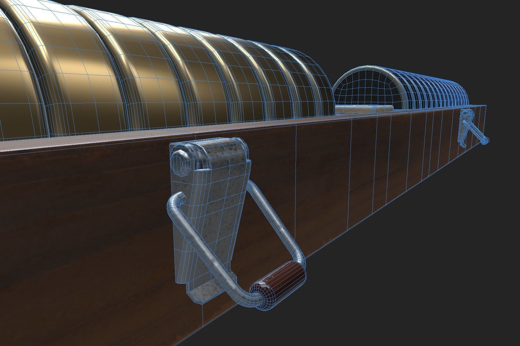 Backgammon board - 3 versions 3D model_11