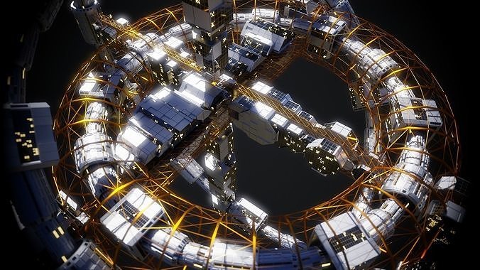 Space Station 2022 3D model