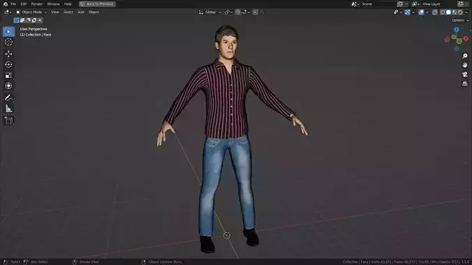 Man Character Model