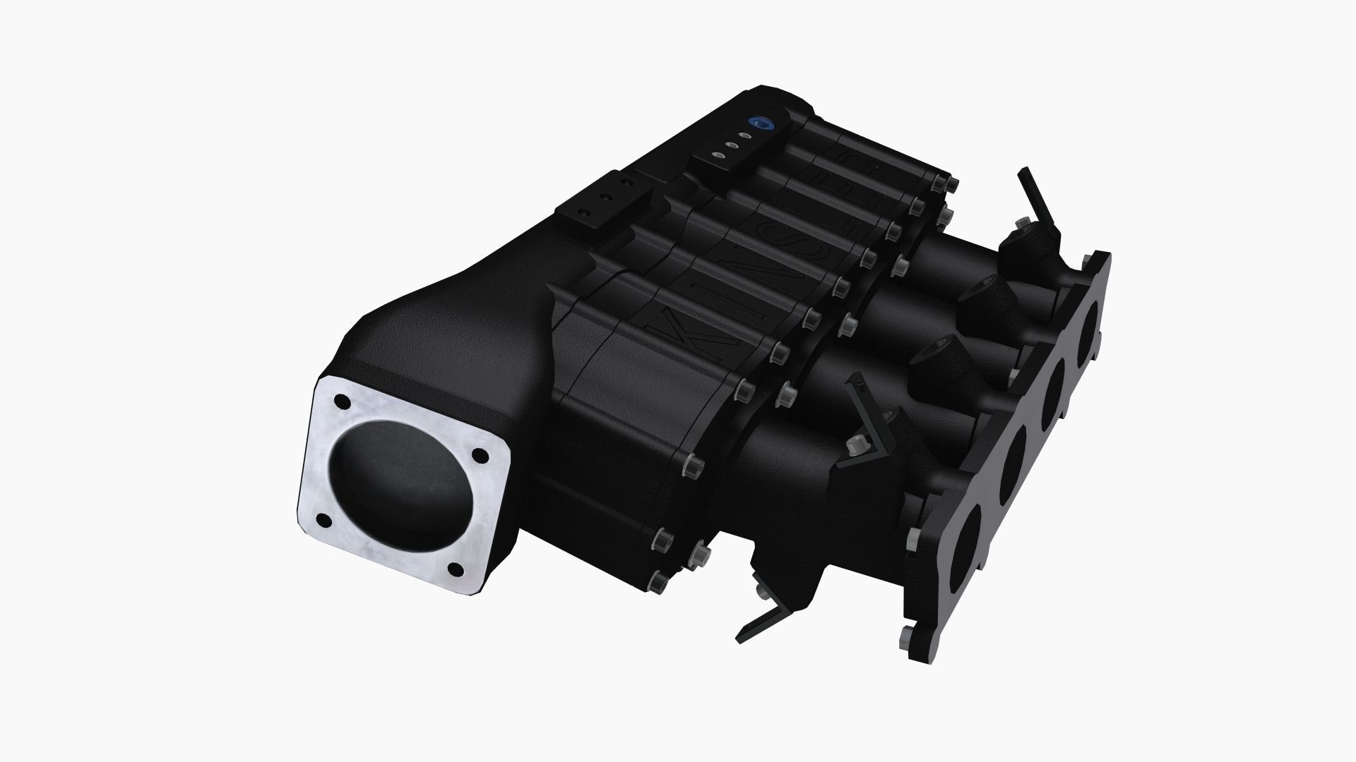 Kinsler H-Plenum intake manifold Low-poly 3D model_4