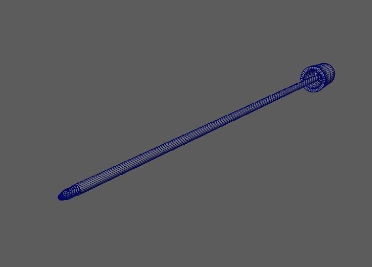 Ballpoint pen 3D model_3
