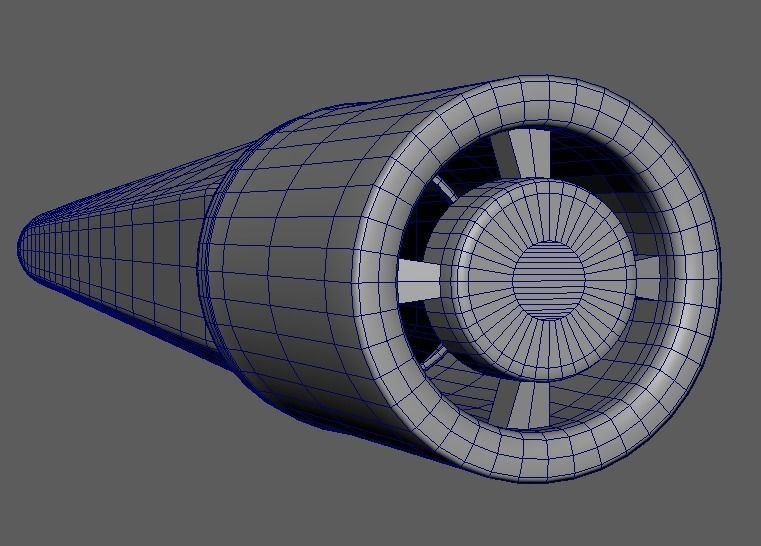 Ballpoint pen 3D model_2