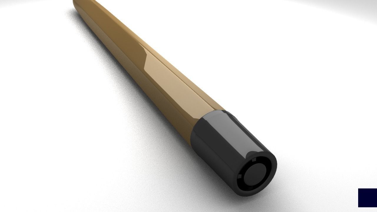 Ballpoint pen 3D model_4