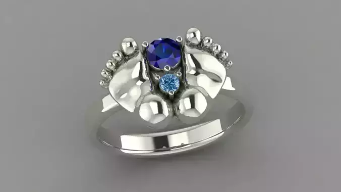 Ring  Baby feet