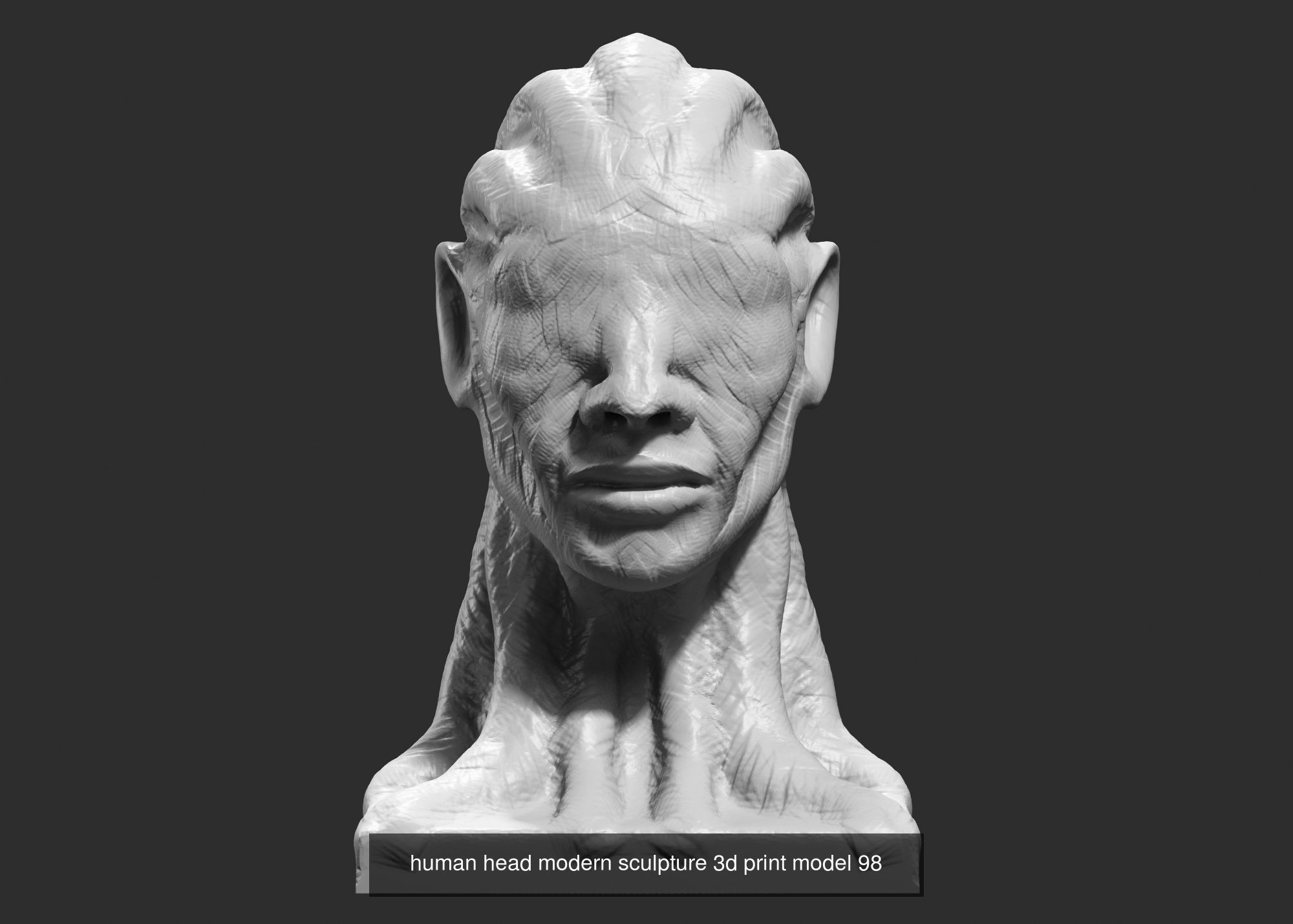 139 Modern Abstract Decorative sculpture 3d print 3D Model Collection_131