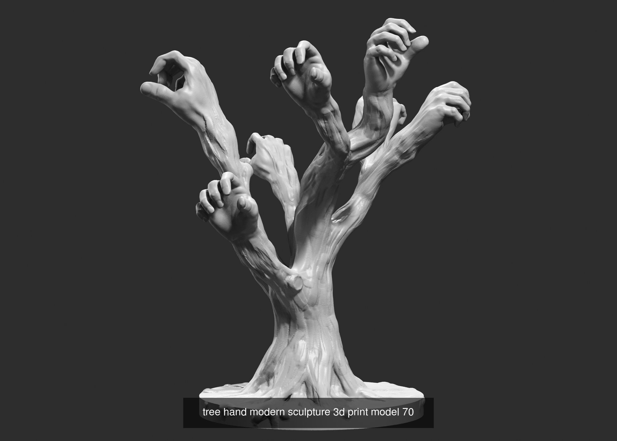 139 Modern Abstract Decorative sculpture 3d print 3D Model Collection_106