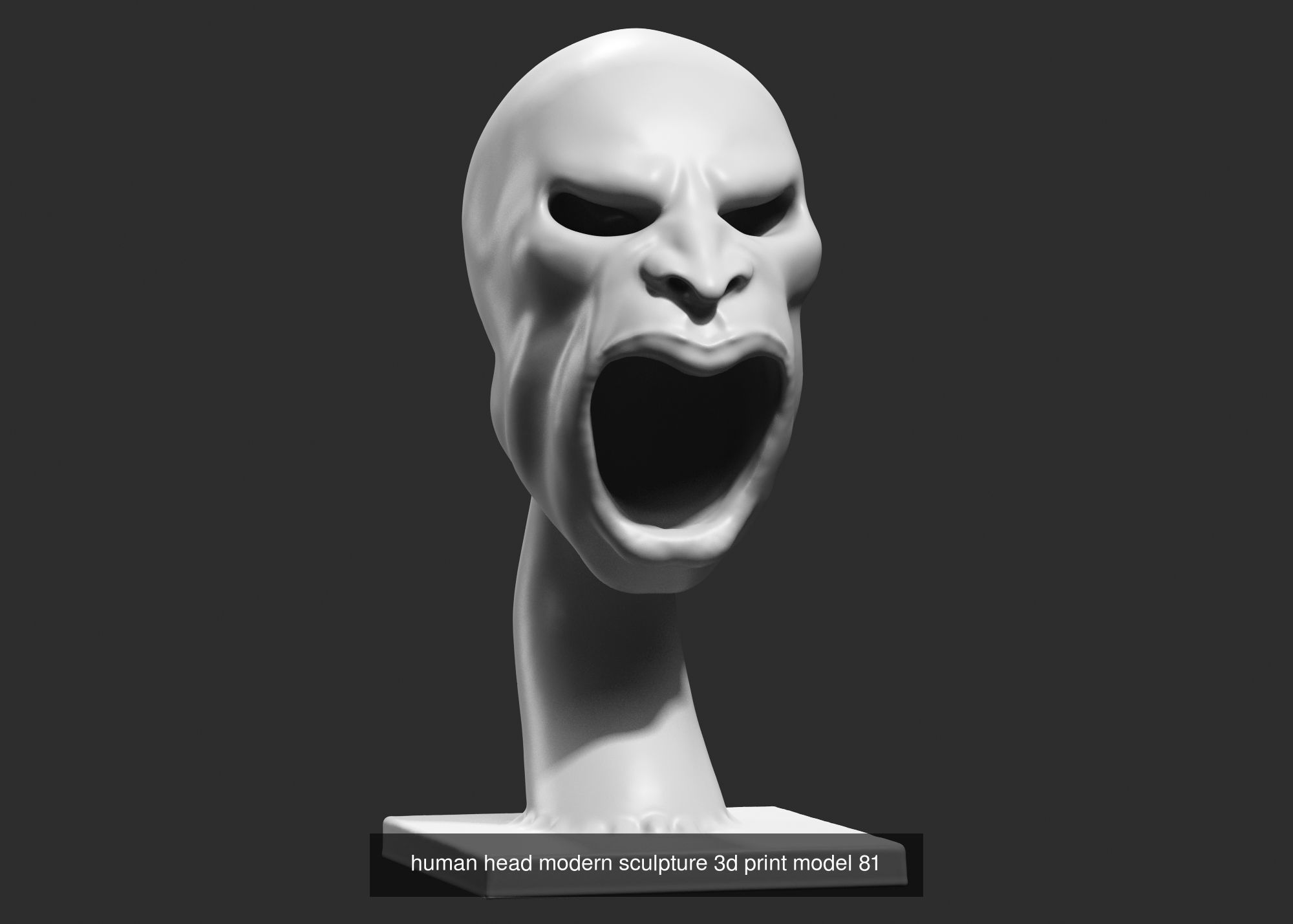 139 Modern Abstract Decorative sculpture 3d print 3D Model Collection_116