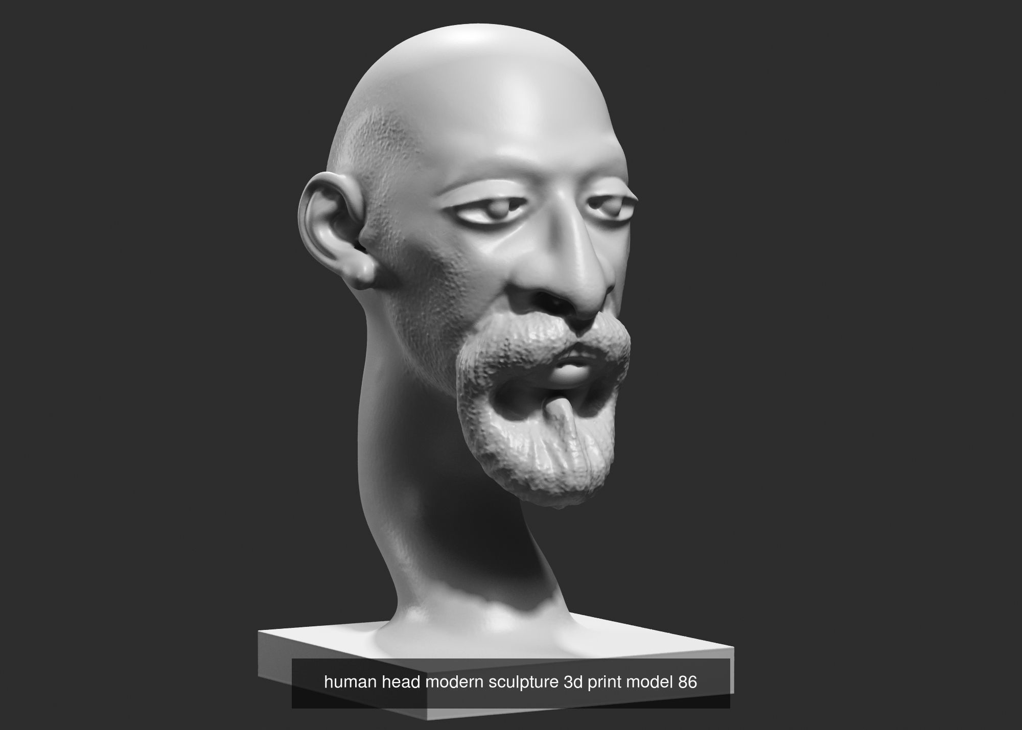 139 Modern Abstract Decorative sculpture 3d print 3D Model Collection_119