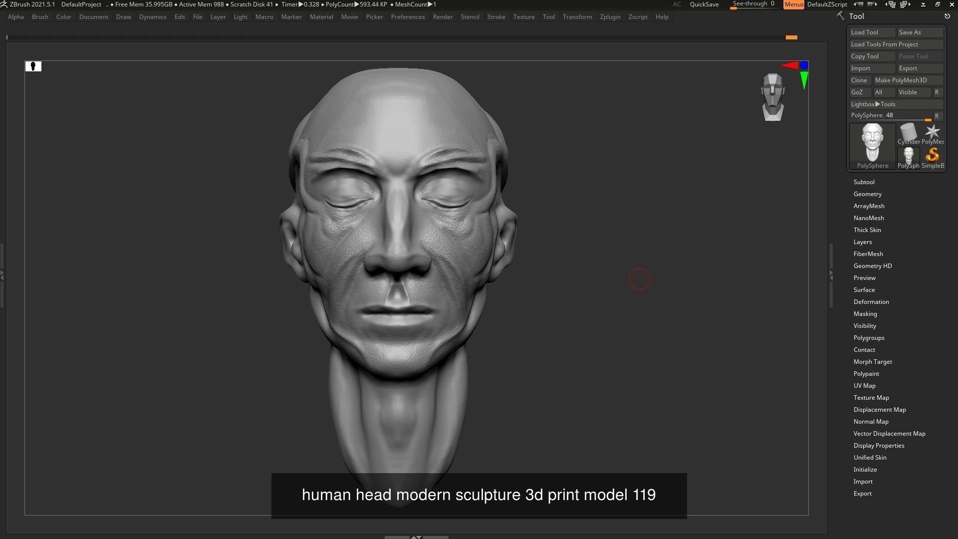 139 Modern Abstract Decorative sculpture 3d print 3D Model Collection_153