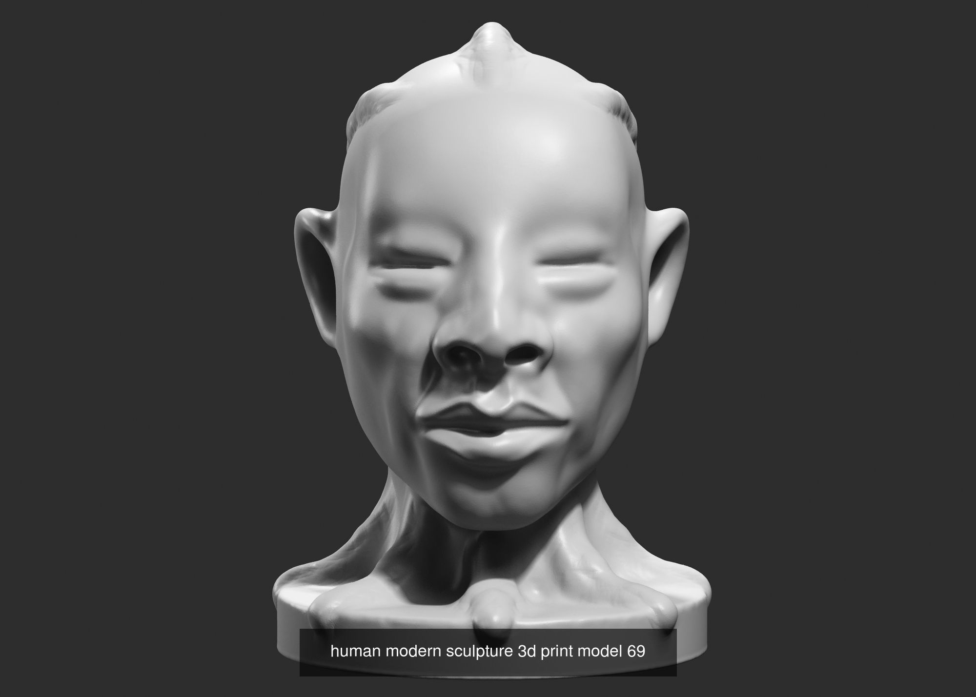 139 Modern Abstract Decorative sculpture 3d print 3D Model Collection_105