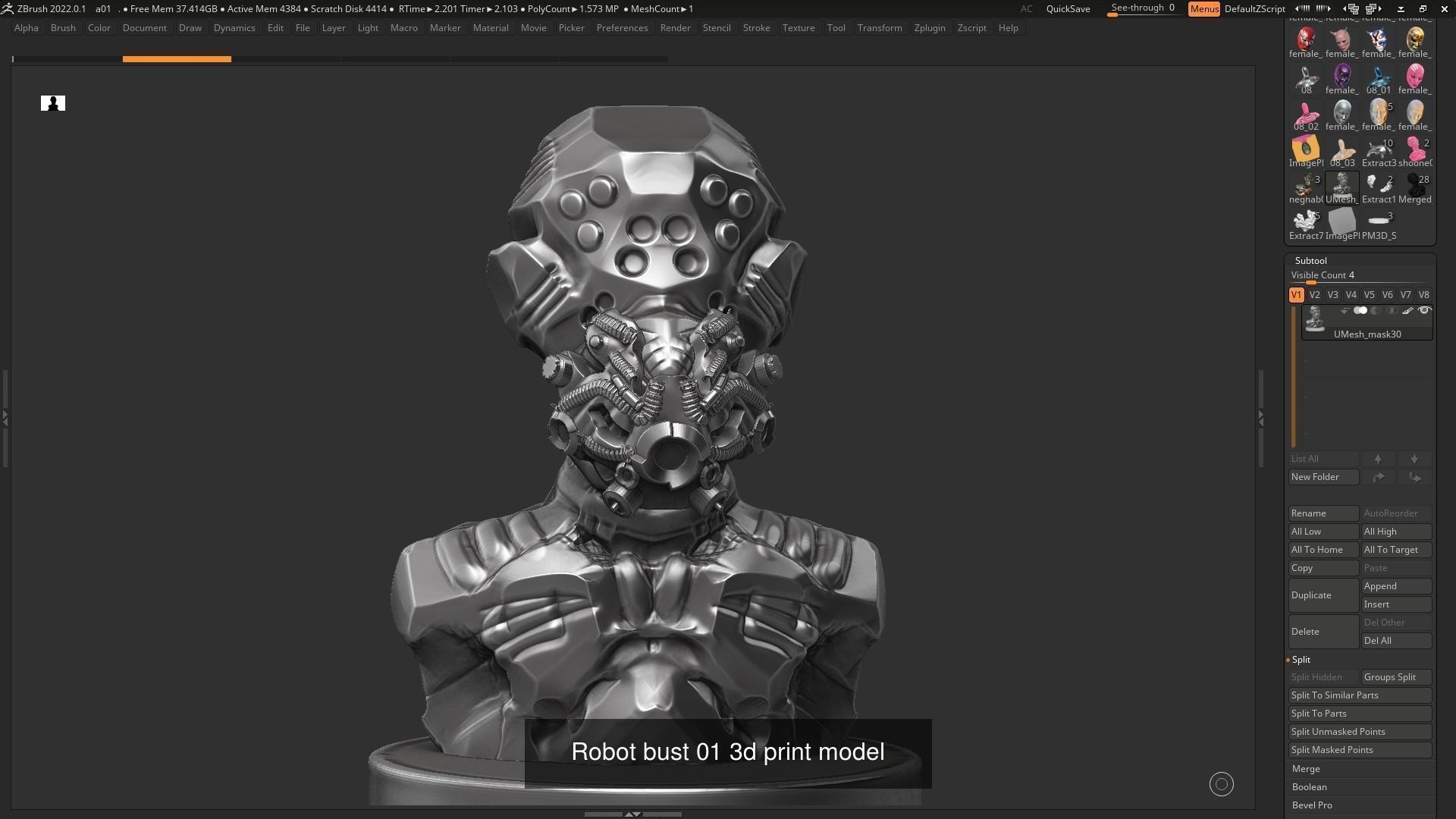 139 Modern Abstract Decorative sculpture 3d print 3D Model Collection_156